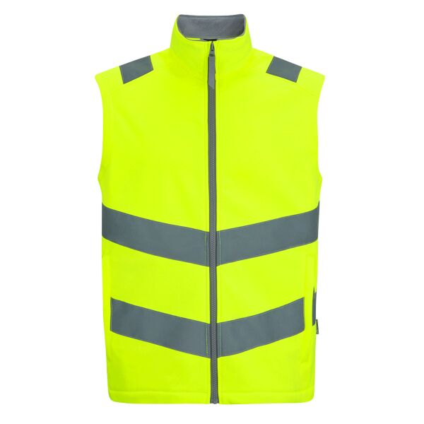 Hi-Vis Pro Contract Ablaze Softshell Bodywarmer Thumbnail