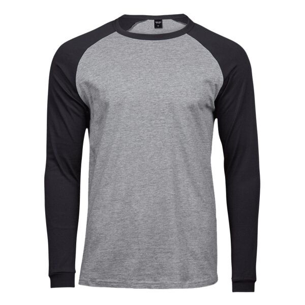Tee Jays Long Sleeve Baseball T-Shirt Thumbnail